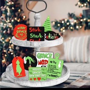 Christmas Creative Decor Mini Rustic Farmhouse Fall Decorative Wooden Sign